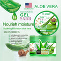 snail aloe vera gel moisturizing smear-type leave-in facial mask night moisturizing repair cream aloe vera gel export