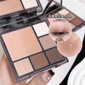 Sweet mint gradient eyeshadow palette - everyday commute, earth tones, matte, highlighter, contour, blush all-in-one