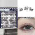 Gege bearkorean style girl group glue-free false eyelashes self-adhesive natureartificial mom-like lazy single cluster eyelashes
