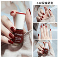 34# deep wine red