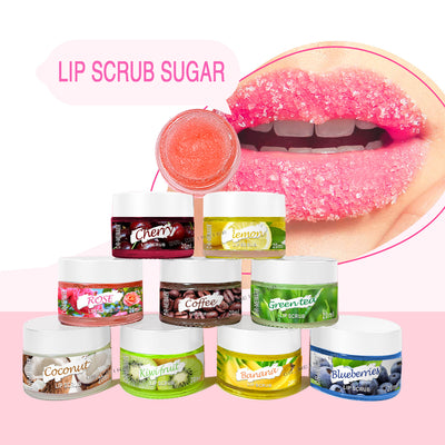 foreign trade lip scrub crystal moisturizing collagen scrub sugar genuine rose lip scrub 20ml