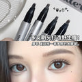Hello ya multi-pronged stuffed eyebrow pencil for women nature root clear wild eyebrow waterproof anti-sweat long-lasting non-smudge