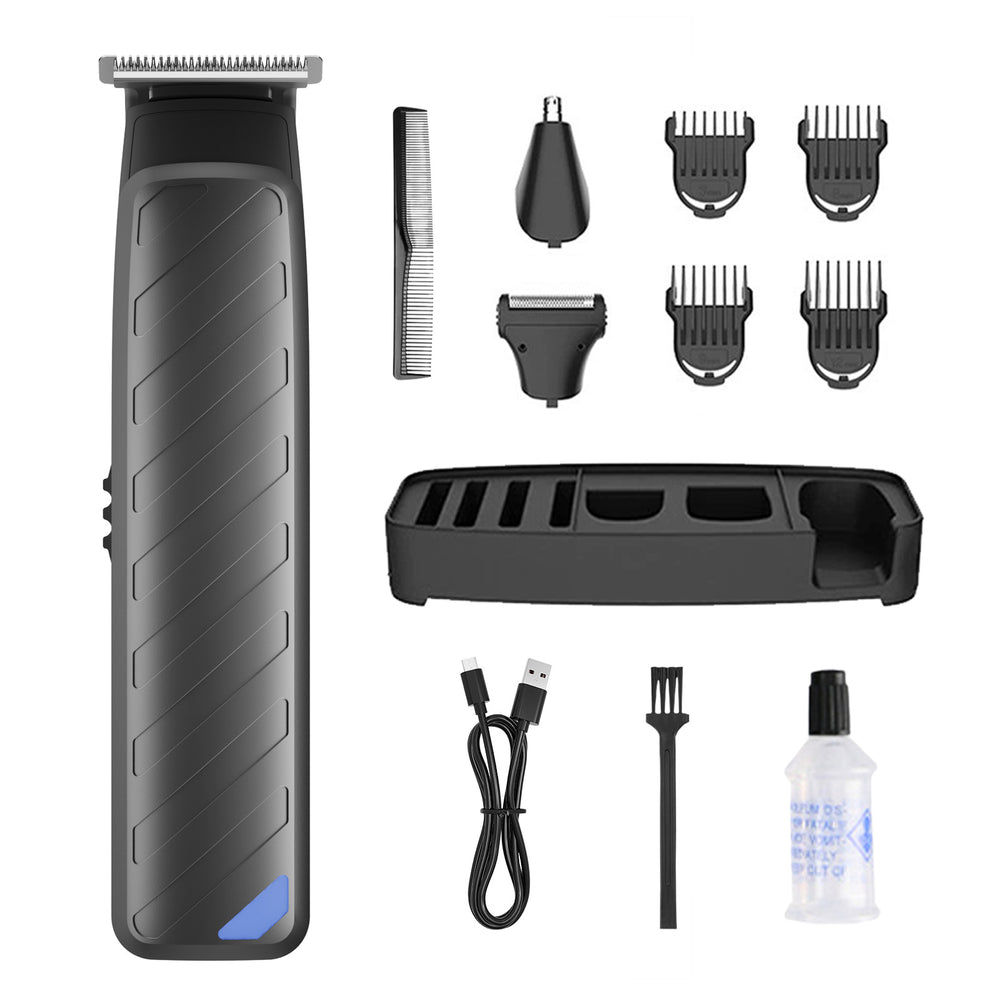 Three-in-one electric hairdresser clipper nose hair trimmer full body washable shaver type-cmen electric clipper