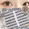 Jonbos large capacity 5d glue-free false eyelashes - self-adhesive, no glue needed, natural simulation, fluffy & fuzzy, lazy eyelashes