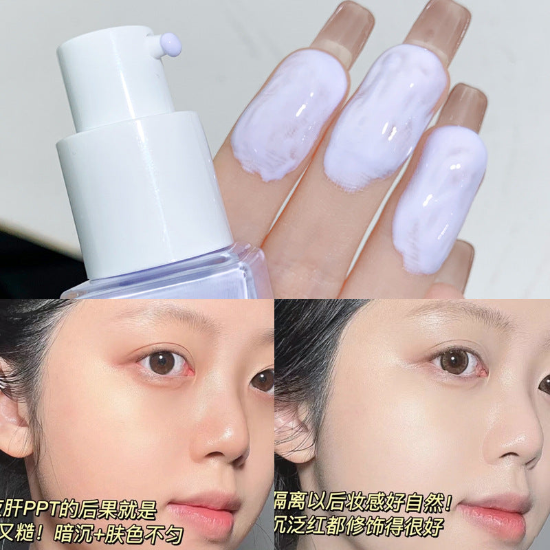 Xixi clear isolation cream makeup primer hydrating concealer oil control brightening modify skin color invisible pores makeup primer