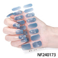 Zhengxiang christmas gel nail stickers waterproof onion powder flash cross-border fashion uv semi-baked manicure stickers full stickers personalized