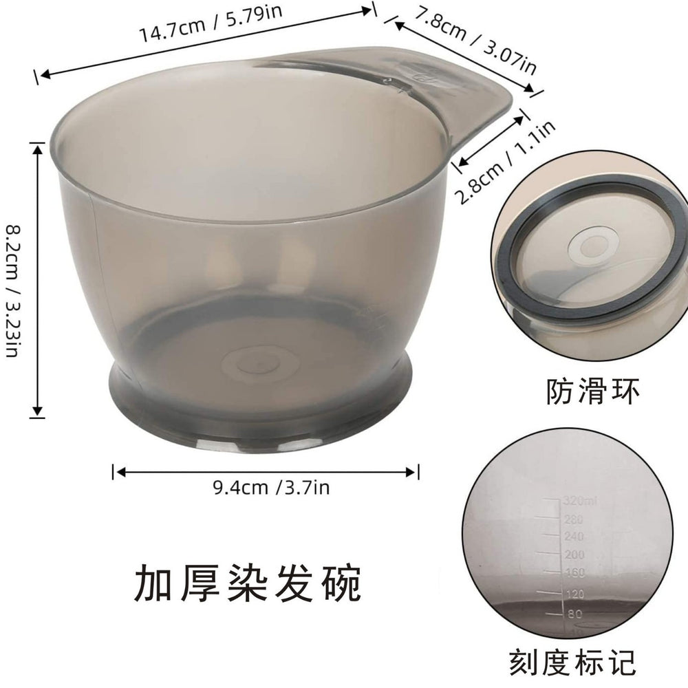 Wholesale hair dye kit - 5 piece set: comb, ear covers, brush, hair mask bowl, and home hair coloring tools