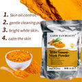 turmeric brightening & hydrating mask powder - moisturizing, nourishing, and skin softening. available in powder sachets. factory direct sales & wholesale