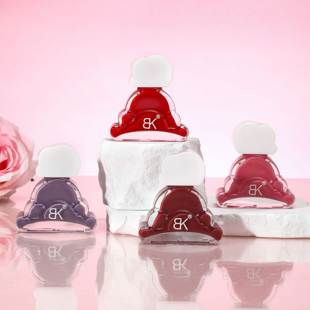 New oil-based nail polish, no baking required, non-peelable, quick-drying, solid color red, non-peelable, whitening summer nail polish
