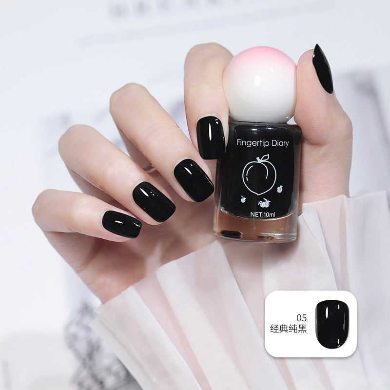 Nail polish summer colorful new color water-based nail polish nude nail polish whitening no-bake peelable nail art