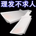 popular plastic men's flat-top clipper comb for home hairdressing shop hair stylist special fixed slot comb in stock