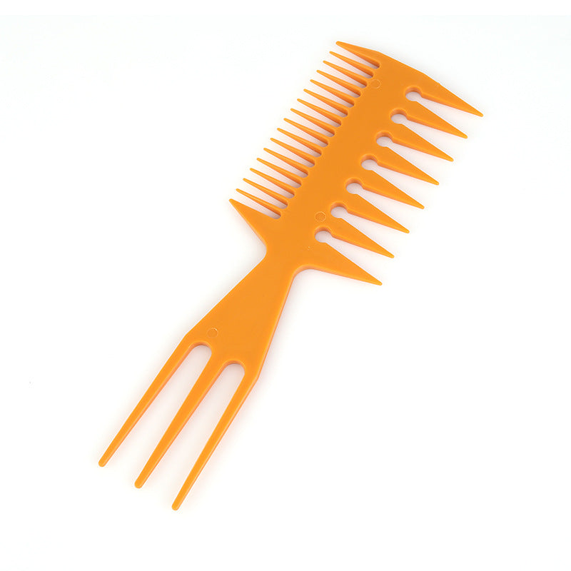 Comb hairdressing shop hair salon three-in-one comb hairdressing tool oil head comb styling tool hair smoothing hair comb wholesale