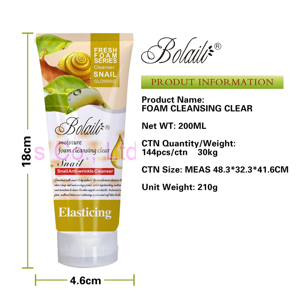 soap foam facial cleanser hyaluronic acid facial cleanser mild deep cleansing skin cleansing export wholesale 200ml
