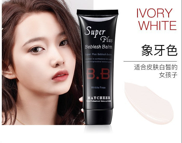 Maycheer triple action bb cream 60ml - hydrating, moisturizing, and concealing for a flawless nude look