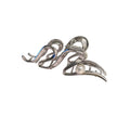 Large metal frosted wave gripper female headgear hairpin for large hair volume classy back head hair shark clip