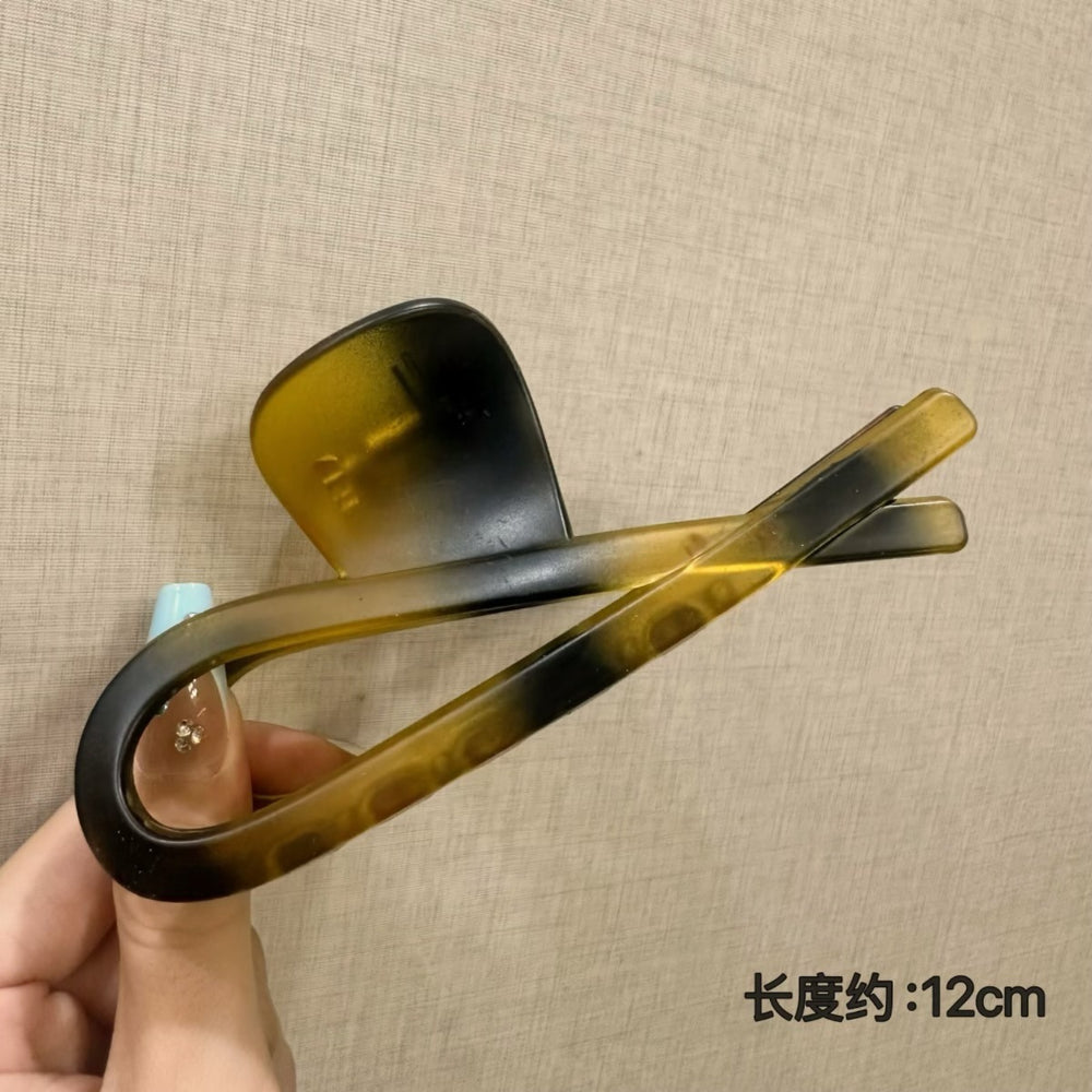 Frenchclassy polka dot golden gripper for women's back of head hair shark clip large elegance hairpin hairpin headwear