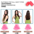 Velcro self-adhesive hair curlers, bangs curls, fluffy hair root curls, inner color nylon air curling barrel curling iron wholesale