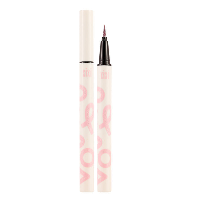 Makeup xixi metal diamond pearlescent eyeliner long-lasting waterproof not easy to smudge down to lying silkworm pen eyeliner pen