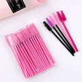 eyelash brushes - multi-color, portable makeup brushes, eyebrow brushes, eyelash combs, reusable eyelash extension tools - wholesale