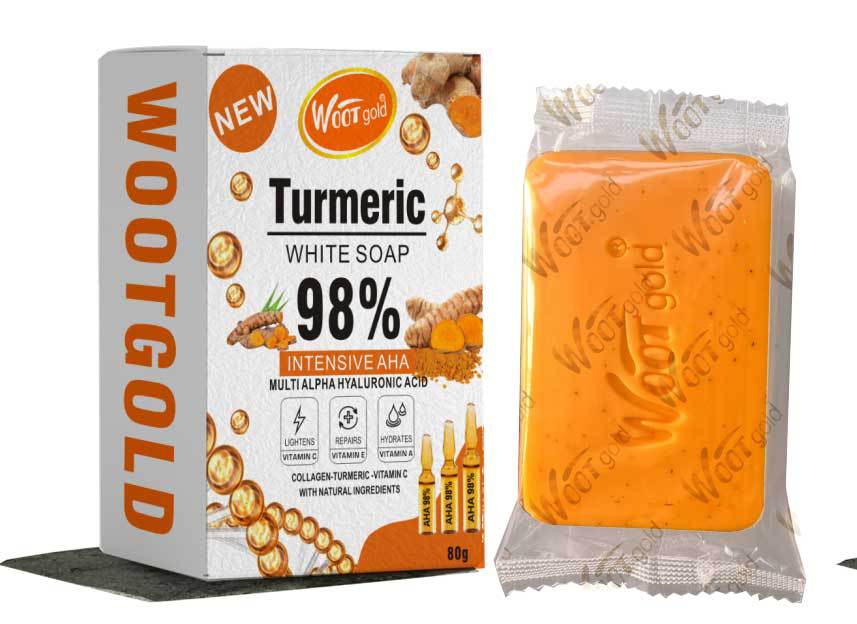 all-english turmeric white soap turmeric soap 80g cleansing whole body soap flower
