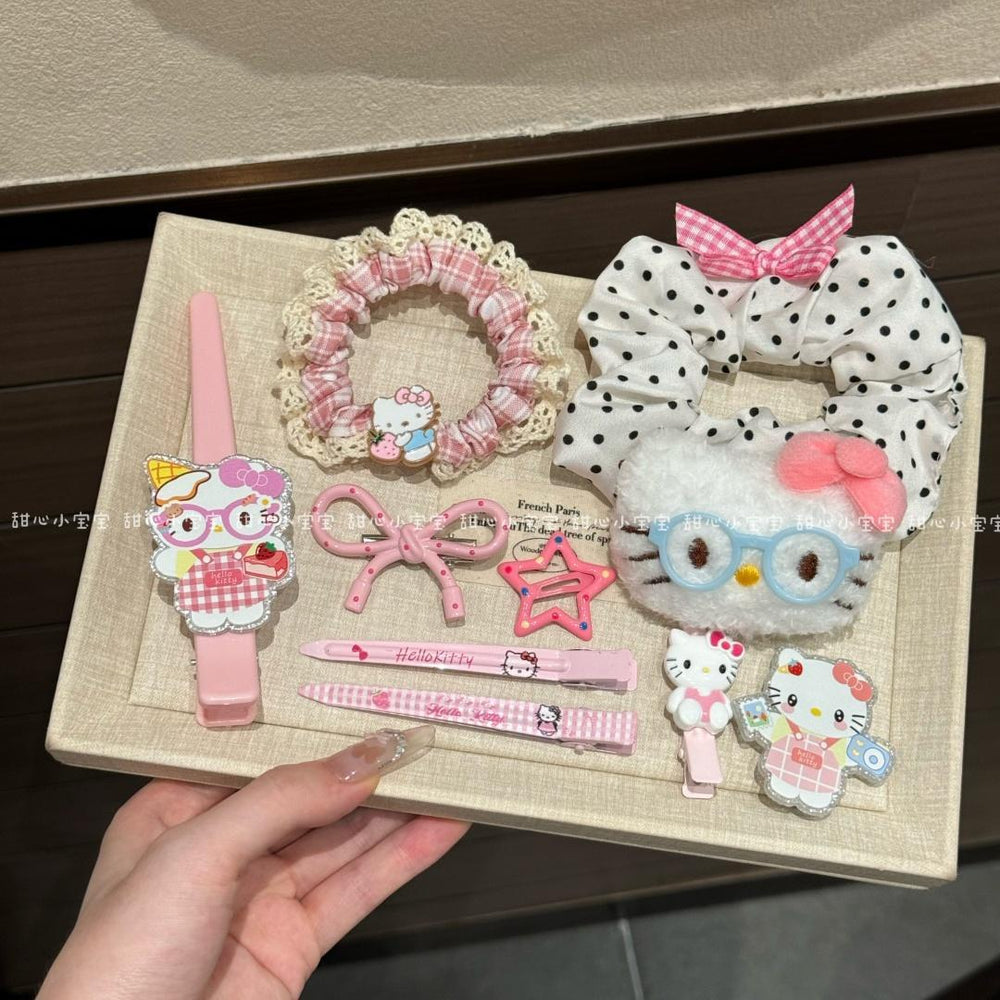 Cute sweetheart apron glasses card student clip duckbill clip makeup clip girl hair clip sweetgirl hair clip hair accessories