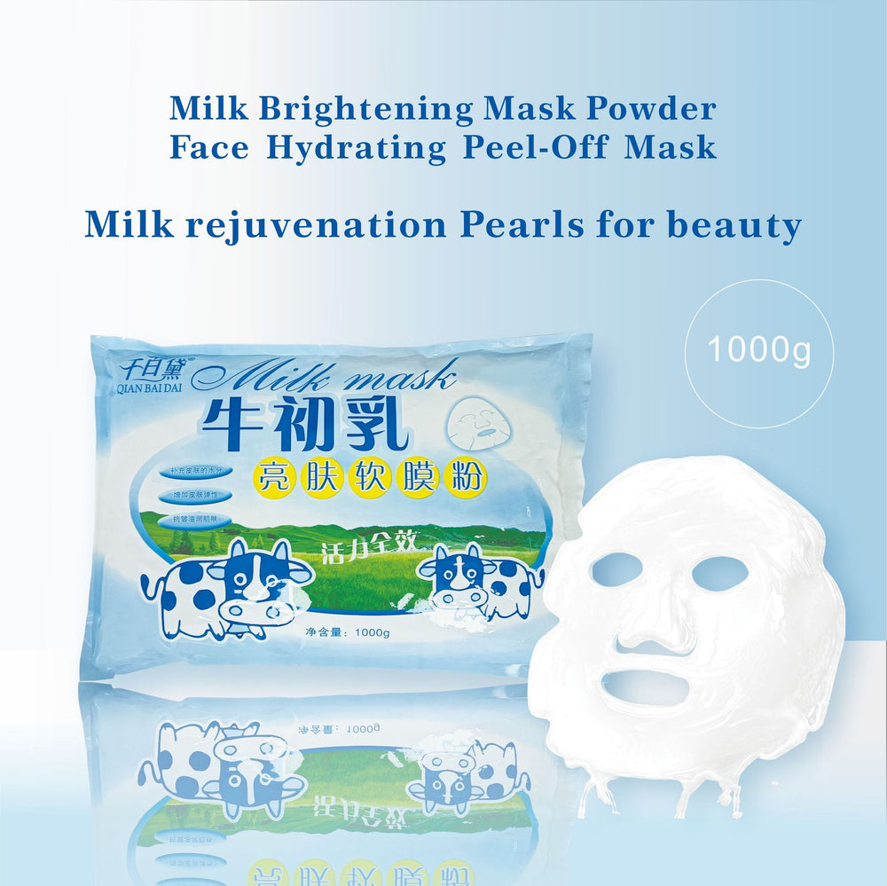 export qianbaide milk colostrum mask powder - export skincare soft mask powder - moisturizing and nourishing - wholesale 1000g