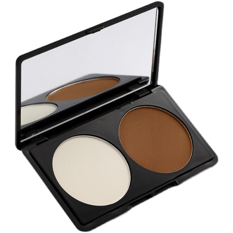 Novo 3d sculpting face palette - two-tone contouring powder for face sculpting, highlighting, nose shadow, and all-in-one shadow combination