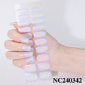gel manicure stickers waterproof aurora color-changing mirror nail stickers foreign trade customized uv semi-cured manicure stickers