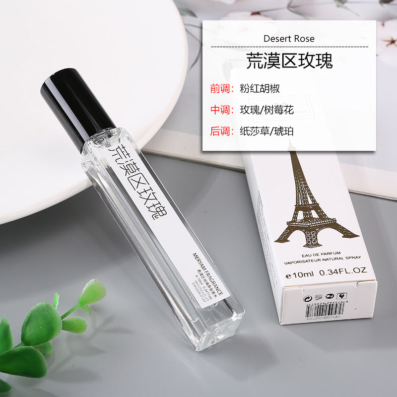 Night market stall perfume sample blue woody tone men and women earth live broadcast genuine perfume 10ml long-lasting light fragrance