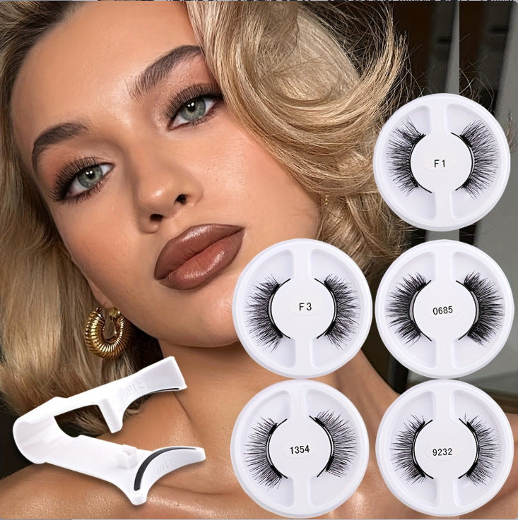 magnetic false eyelashes european and american magnetic eyelash set magneticeyelash qingdao factory smoky makeup