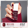 032# eyebrow red glitter