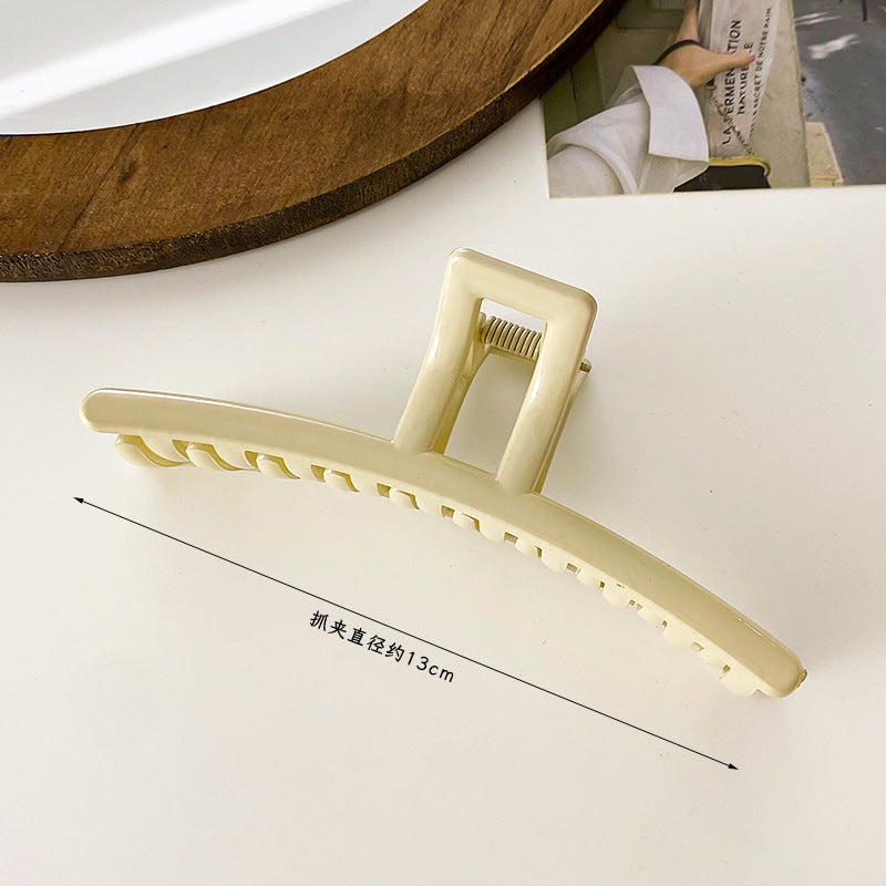 Classy shark clip hairpin elegant hair accessories large plate hair clip hair clip female summer back of head hair clip