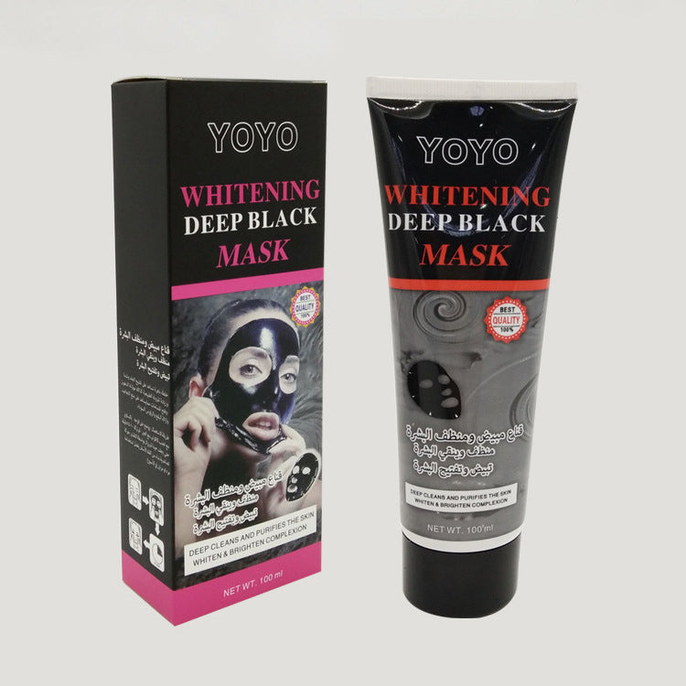 exclusive supply yoyo100g deep sea mud blackhead removal mask mineral mud nose mask peel-off mask foreign trade wholesale