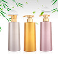 High-end 680ml plastic bottle, empty bottle, push-flat shoulder shower gel shampoo bottle