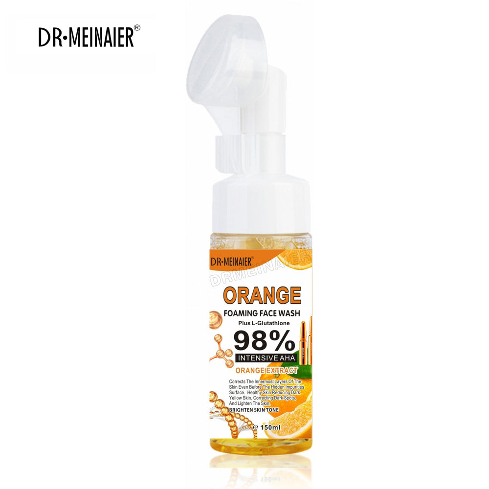 massage head natural fruit acid facial cleanser 150ml mild cleansing milk aha bubble cleansing curtain foreign trade