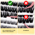 Amazon's best-selling glue-free eyelash set, 120 clusters, large capacity, 5d stereo, european and american thick false eyelashes extension batch
