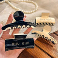 Japanese and korean classy acetate hair clip for women, large classy hair clip, back of head hair clip, headwear shark clip