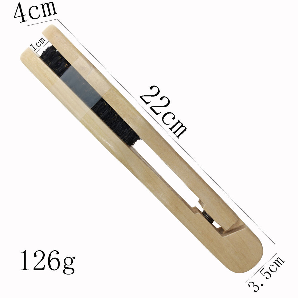 V-shaped splint comb boar bristle straight hair comb hair salon hair care straightening hair styling curl comb v-shaped wooden handle splint comb