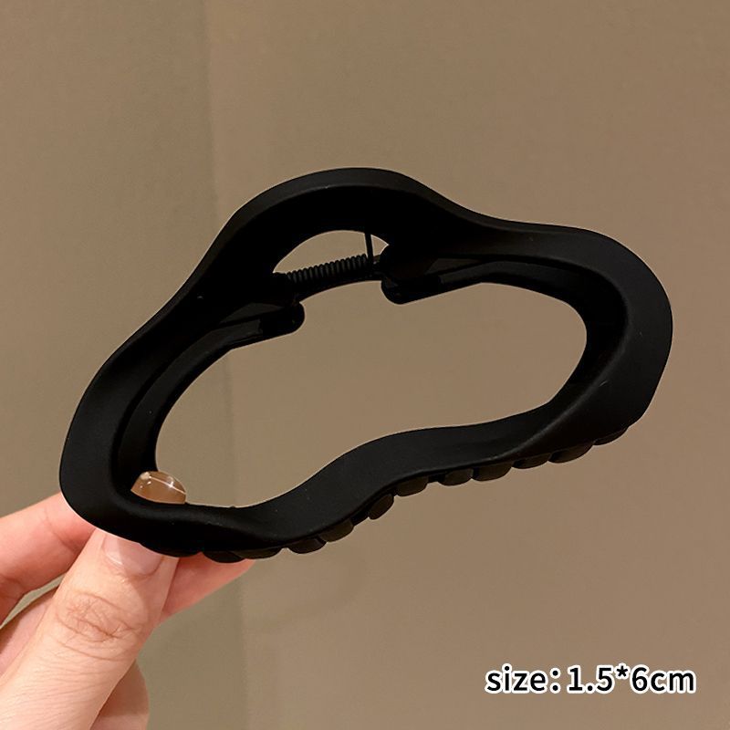 Casual frosted cloud gripper large women's new arrival hair clip on the back of the head shark clip elegant hairpin classy headwear