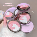 Kakashow galaxy gold high gloss powder pearlescent fine shimmer water glow skin brightening and contouring high gloss eyeshadow comprehensive palette