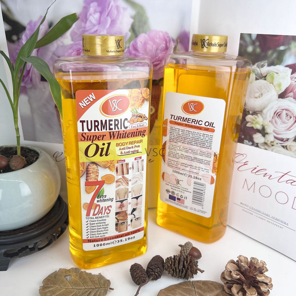 bestseller: turmeric oil 1000ml - turmeric essential oil for body & face, skincare massage oil