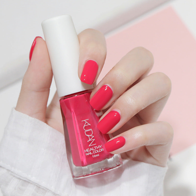 Kudan pure english cross-border special water-based nail polish no baking long-lasting quick-drying peelable 10ml polish