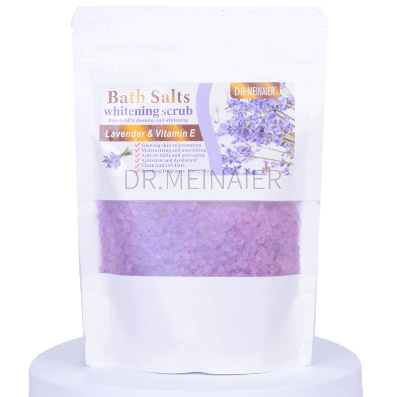 aromatherapy bath salts body scrub bath salts 250g bath exfoliating cleansing crystal sea salt export wholesale
