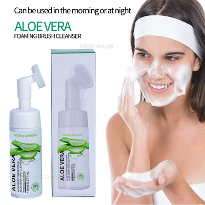 aloe vera mousse facial cleanser 450ml foaming cleanser gentle deep cleansing hydrating moisturizing cleansing batch