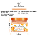 natural pure sugar scrub classy fruit fragrance bath rejuvenating moisturizing exfoliating bath salt body bath salt