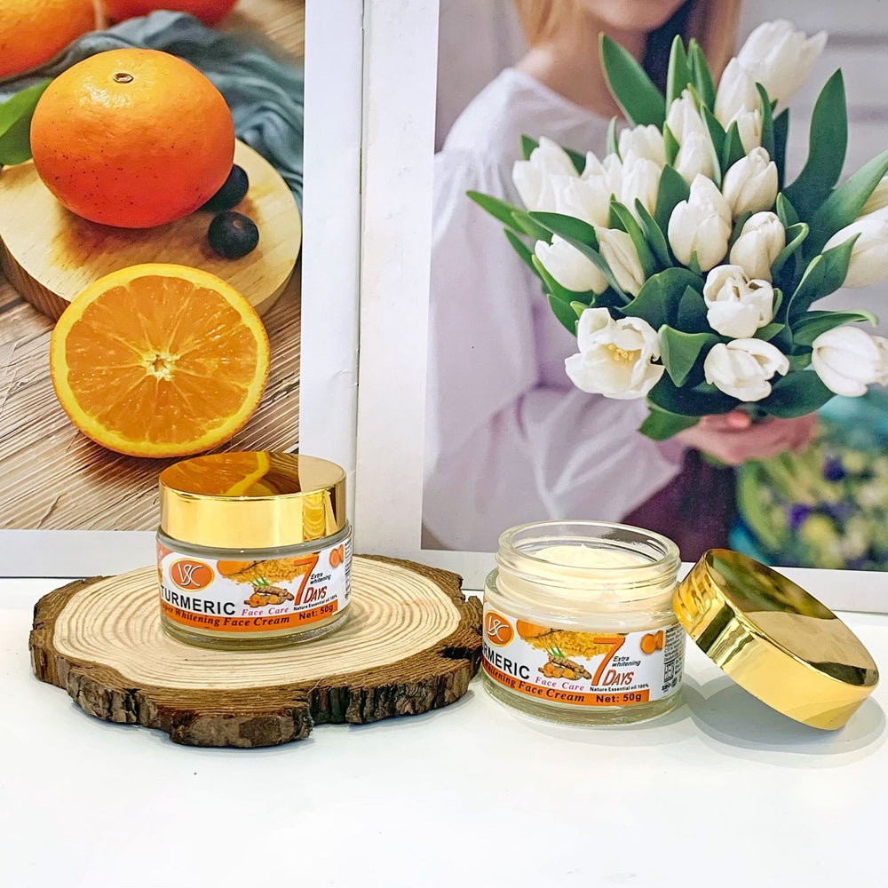 turmeric brightening cream 50g - soothing, oil-free moisturizer - hydrating and nourishing - wholesale for export