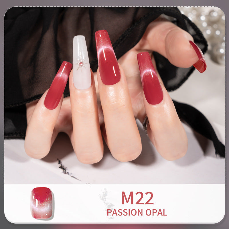 English style kudan/kudan cat eye manicure nail polish crystal cat eye 12ml cross-border english style foreign trade export