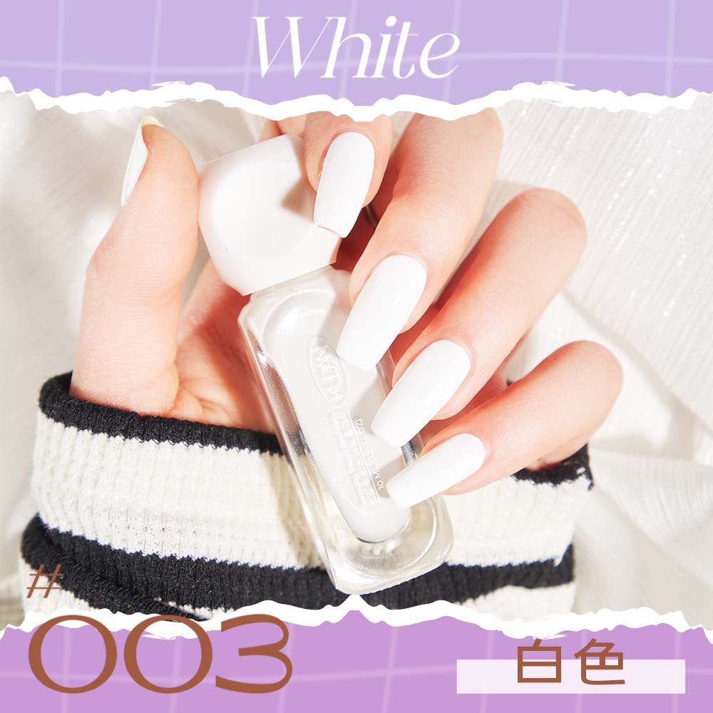 Kudan nail polish no bake quick drying water-based peelable light fragrance 10ml nail polish new cross-border best selling 41 colors