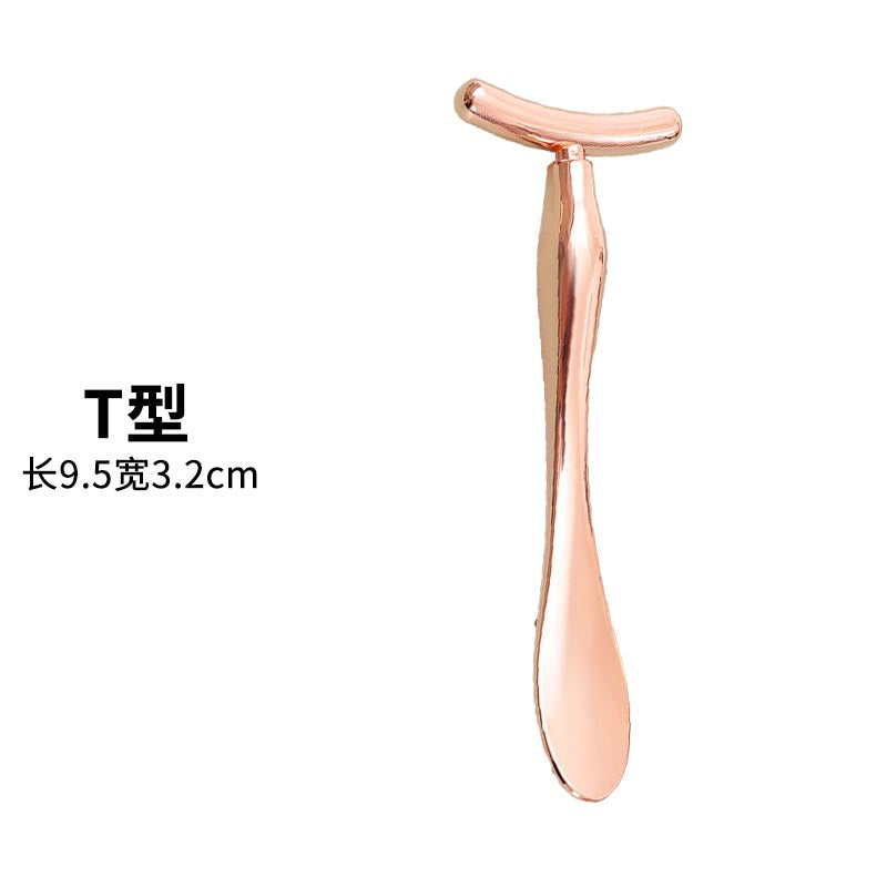 Factory direct metal eye cream spoons - cosmetic beauty tools - zinc alloy eye cream applicators - facial massage sticks