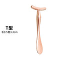 Factory direct metal eye cream spoons - cosmetic beauty tools - zinc alloy eye cream applicators - facial massage sticks